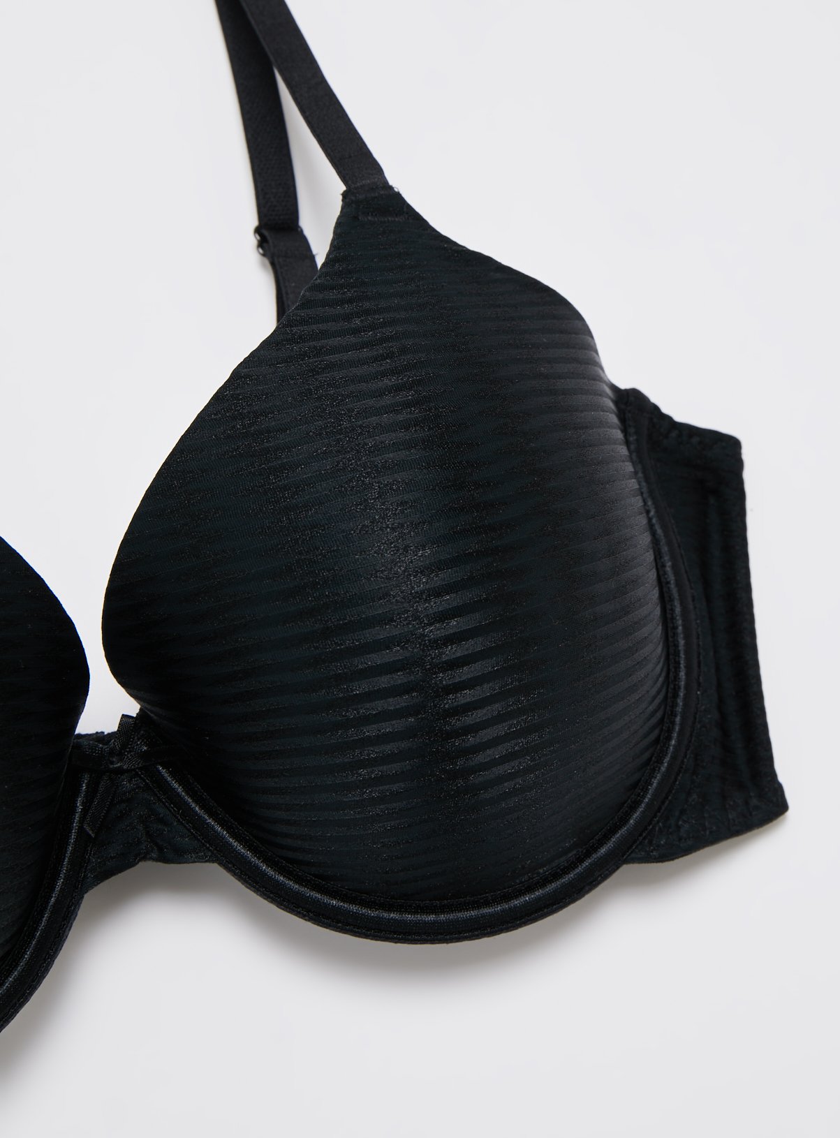 Mono Jacquard Zig Zag Full Cup T-Shirt Bra 2 Pack 34F - Image 5 thumbnail